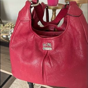 red Coach bag!!